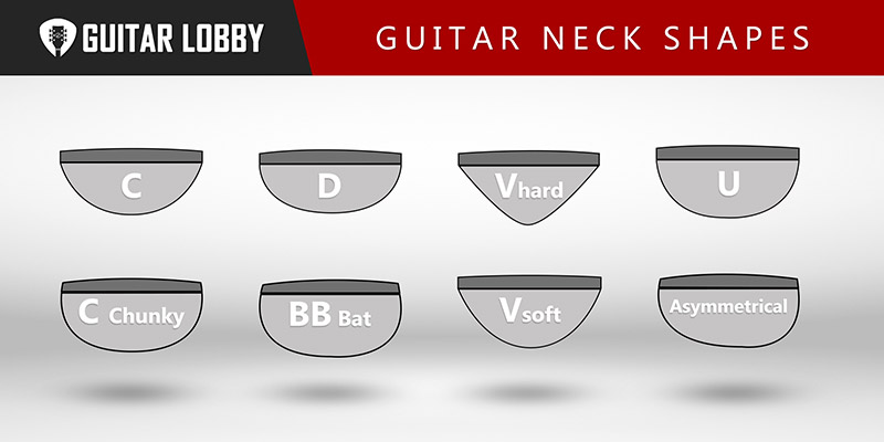 Guitar Neck Shapes Explained: The Most Common Types (2023) Guitar Lobby ...