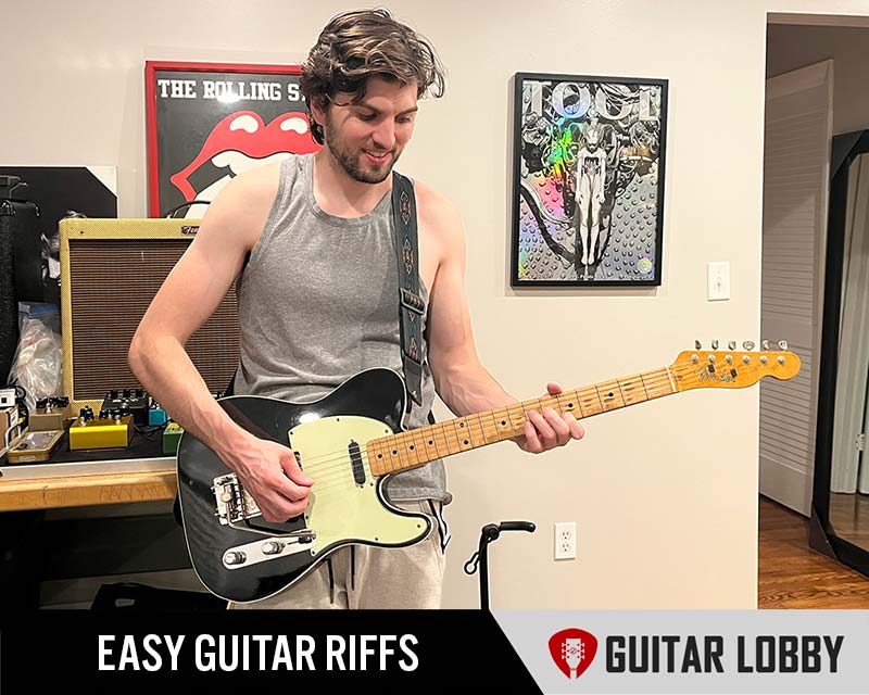 58 Easy & Cool Guitar Riffs for Beginner Rock Stars 